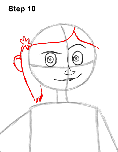 Draw Coraline Full Body 10 How to Draw Coraline Jones Full Body 10