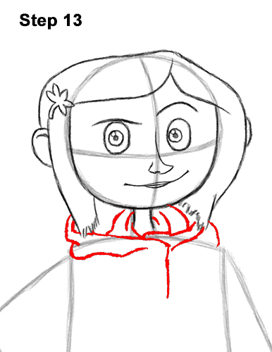 Draw Coraline Full Body 13 How to Draw Coraline Jones Full Body 13