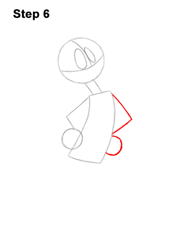 How to Draw Daffy Duck Full Body Looney Tunes 6