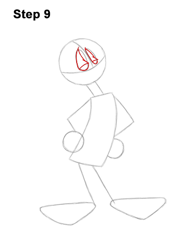 How to Draw Daffy Duck Full Body Looney Tunes 9