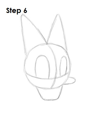  Draw Daisy Duck Step 6