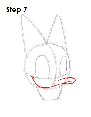  Draw Daisy Duck Step 7