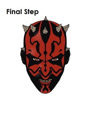 Draw Darth Maul Last