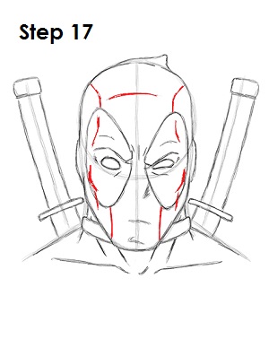 Draw Deadpool Marvel 17