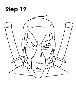 Draw Deadpool Marvel 19