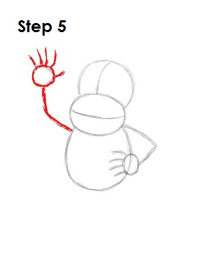 How to Draw Diddy Kong How to Draw Diddy Kong Step 5