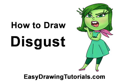 How to Draw Disgust How to Draw Disgust from Inside Out