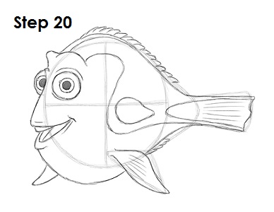 Dory Fish 20 Draw Dory Nemo 20