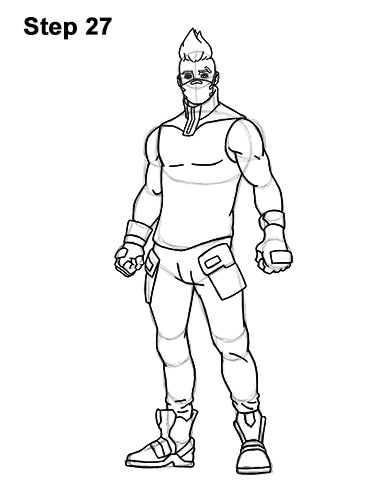 Draw Drift Fortnite 27 How to Draw Drift Skin Fortnite Battle Royale 27