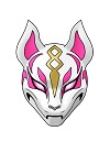 How to Draw Cartoon Drift Mask Skin Fortnite