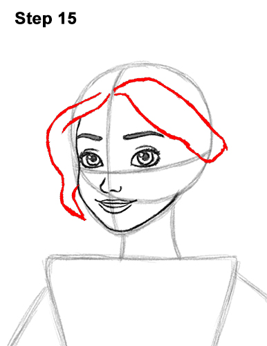 How to Draw Princess Elena of Avalor Full Body 15