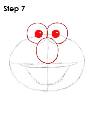 Draw Elmo Step 7