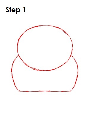 Draw Eric Cartman Draw Eric Cartman Step 1