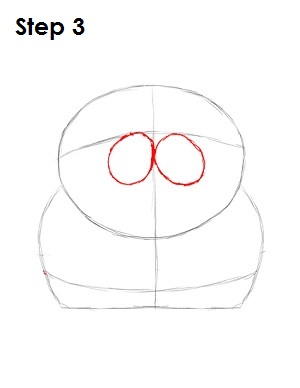 Draw Eric Cartman Draw Eric Cartman Step 3