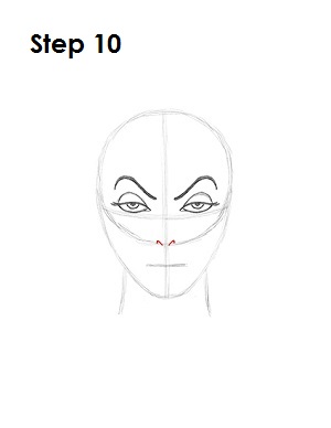 How to Draw Evil Queen 10 How to Draw Evil Queen Step 10