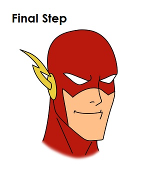How to Draw Flash Final Step Draw Flash Finished Drawing