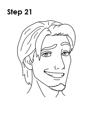 Draw Flynn Rider 21