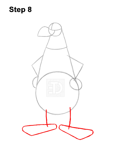 Draw Foghorn Leghorn Looney Tunes Rooster 8 How to Draw Foghorn Leghorn Looney Tunes Merrie Melodies 8