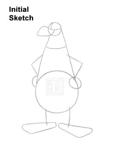 Draw Foghorn Leghorn Looney Tunes Rooster Guidelines How to Draw Foghorn Leghorn Looney Tunes Merrie Melodies Guides Lines