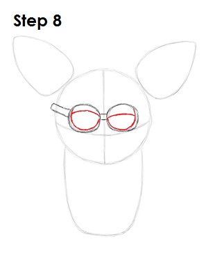 Draw Foxy Five Nights at Freddy's 8