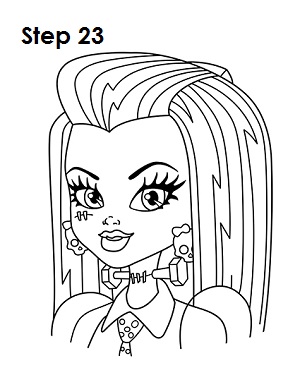 Draw Frankie Stein 23