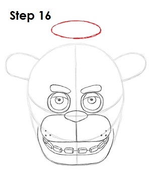 Draw Freddy Fazbear 16