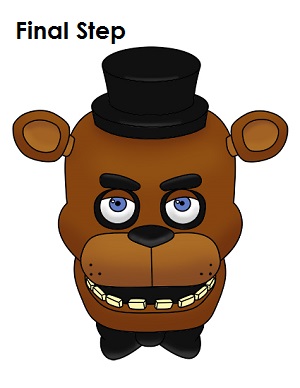 Draw Freddy Fazbear Final