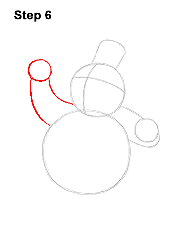 How to Draw Frosty the Snowman Christmas 6