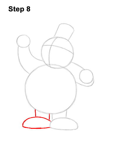 How to Draw Frosty the Snowman Christmas 8