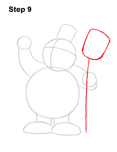 How to Draw Frosty the Snowman Christmas 9