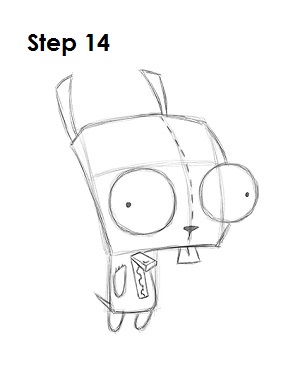 How to Draw GIR 14 How to Draw GIR Step 14