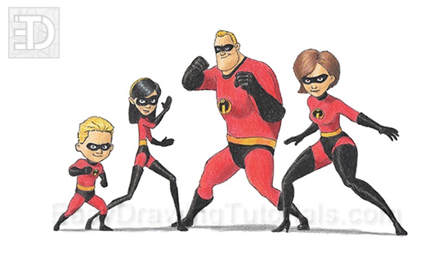 The Incredibles Drawing Giveaway The Incredibles Drawing Giveaway