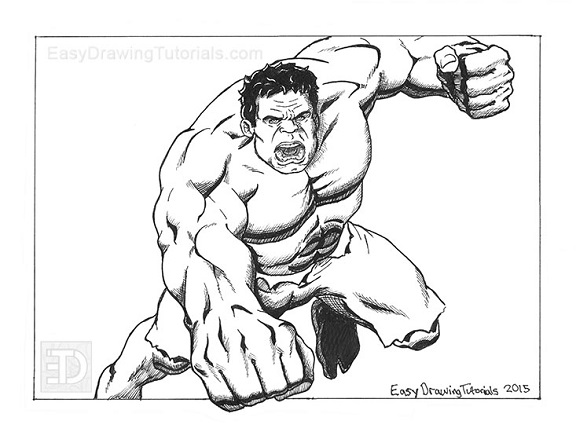 Hulk Avengers Pencils