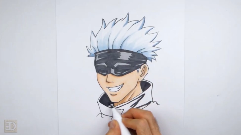 How to Draw Jujutsu Kaisen Gojo Coloring
