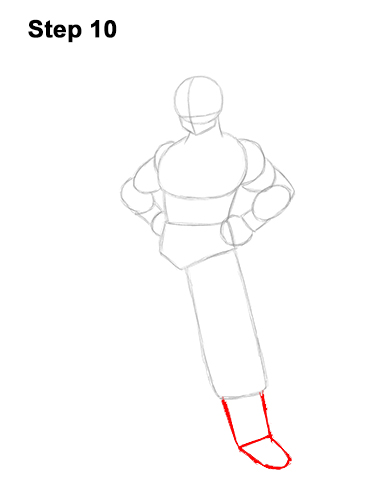 How to Draw Goku Full Body Dragon Ball Z 10