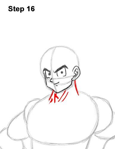 How to Draw Goku Full Body Dragon Ball Z 16