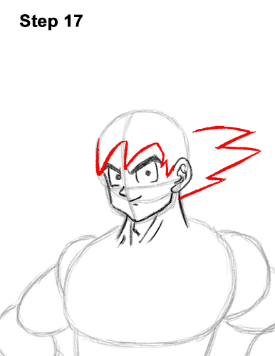 How to Draw Goku Full Body Dragon Ball Z 17