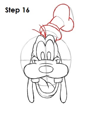 Draw Goofy Step 16 Draw Goofy Step 16