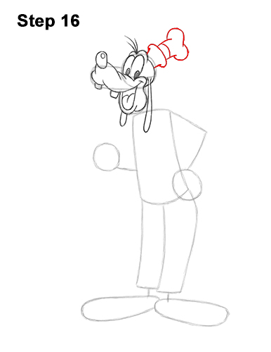 How to Draw Goofy Disney Full Body 16