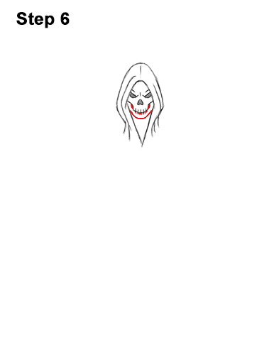 Draw Cartoon Grim Reaper Halloween 6 How to Draw Scary Halloween Grim Reaper Scythe Skeleton 6