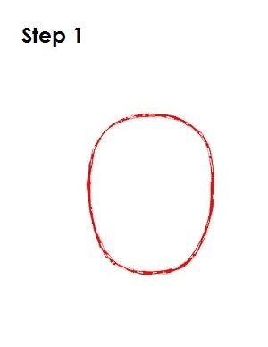 Draw The Grinch Step 1