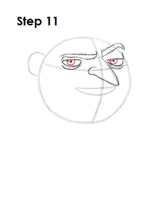 Draw Gru Step 11 Draw Gru Despicable Me 11