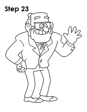 Draw Grunkle Stan 23
