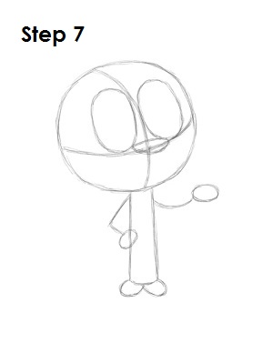 Draw Sailor Gumball Watterson Step 7