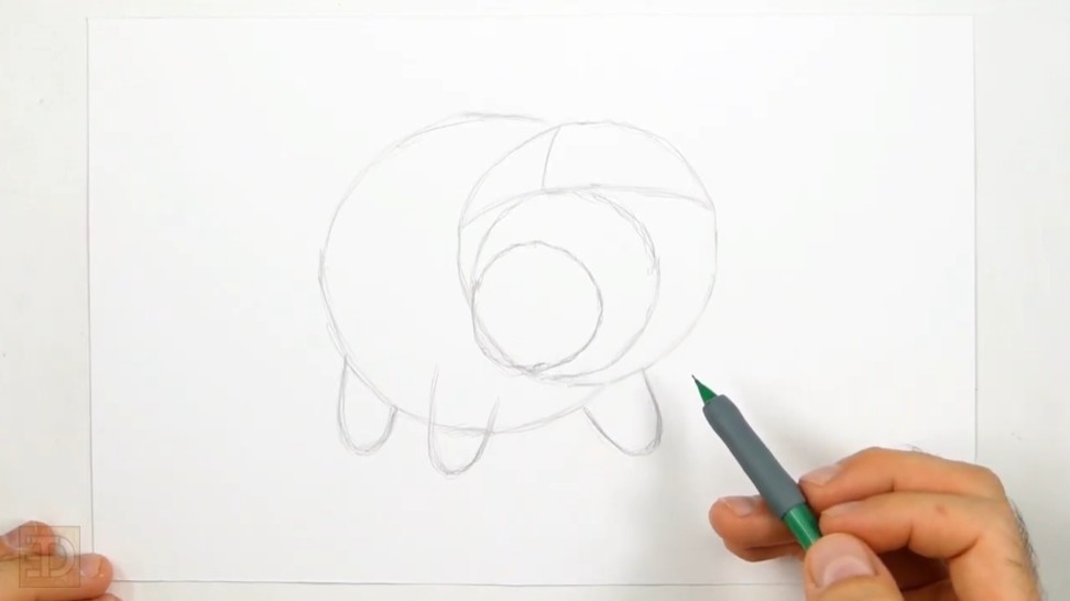 How to Draw Toy Story Hamm Guidelines