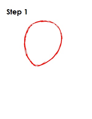 How to Draw Harley Quinn Step 1