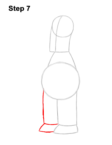 How to Draw Homer Simpson Full Body 7