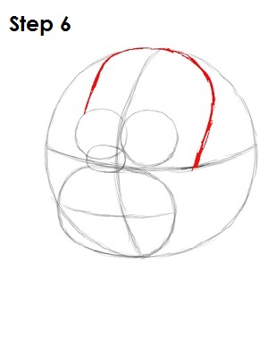 Draw Homer Simpson Step 6 Draw Homer Simpson Step 6