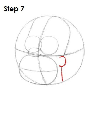 Draw Homer Simpson Step 7 Draw Homer Simpson Step 7