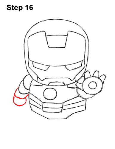 Mini Iron Man Drawing 16 Draw Mini Chibi Cute Little Iron Man 16